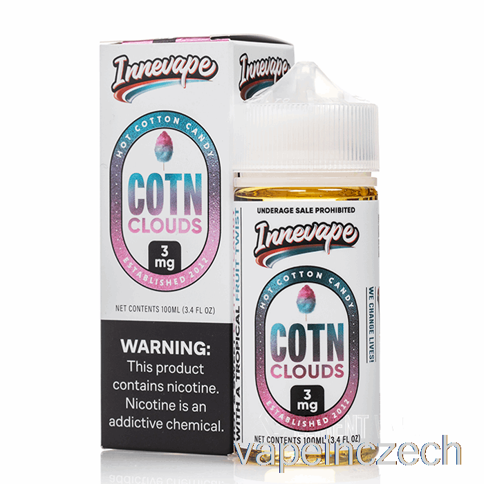 Cotn Clouds - Innevape E-liquid - 100 Ml 3mg Vape Pero